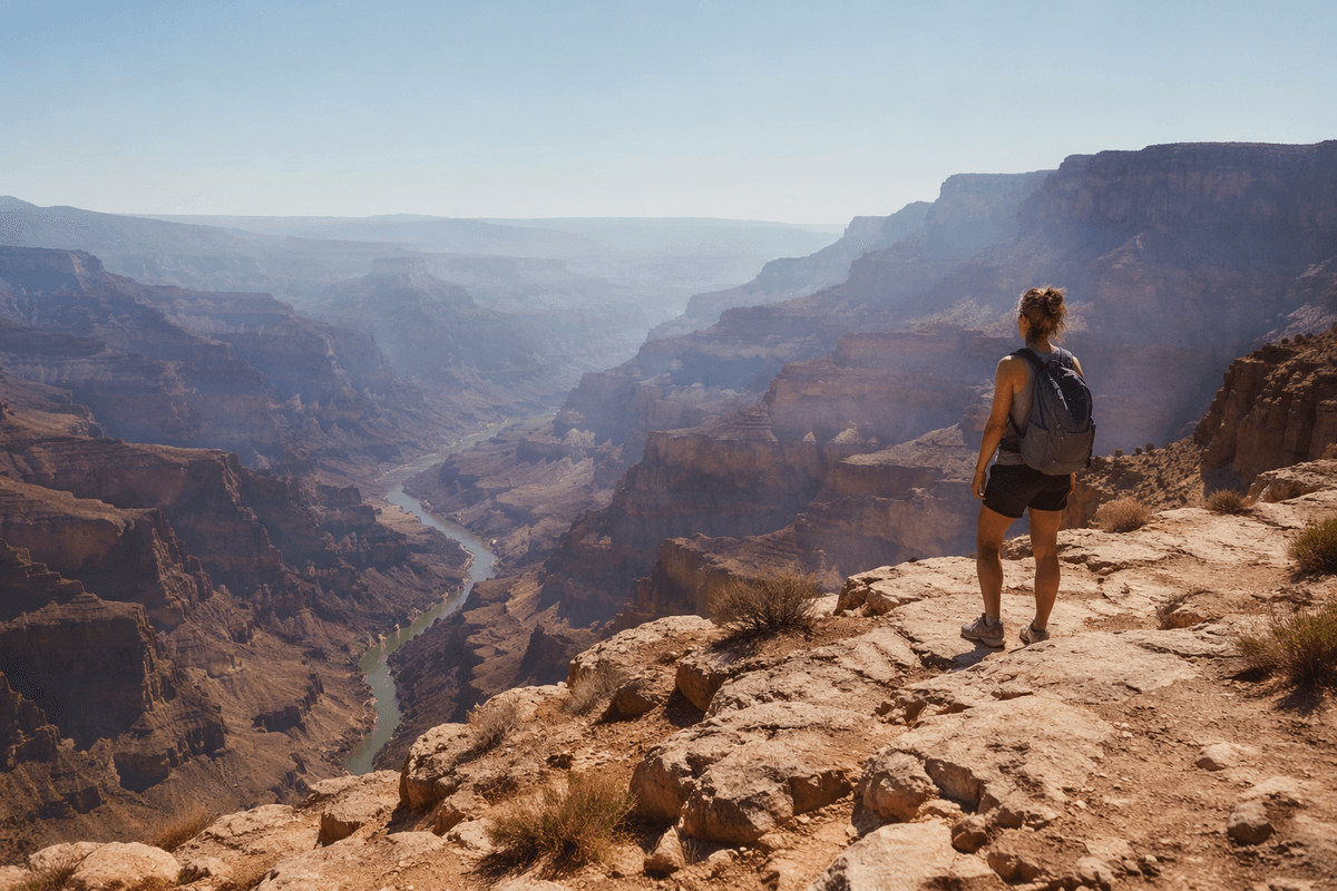 Canyon landscapes: wadis, rim walks, and gorges